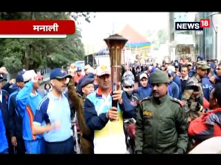 कारगिल विजय ज्योति मनाली पहुंची, भारत माता की जय से गूंज उठी पर्यटन नगरी