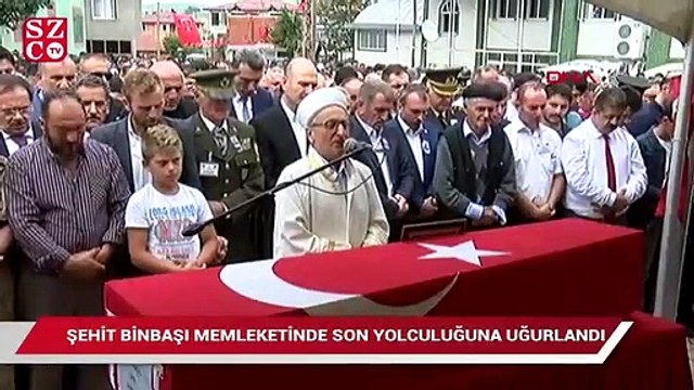 Şehit Binbaşı Zafer Akkuş son yolculuğuna uğurlandı