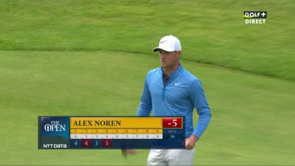 The Open 2019 - 3ème tour : Superbe putt pour birdie d'Alex Noren