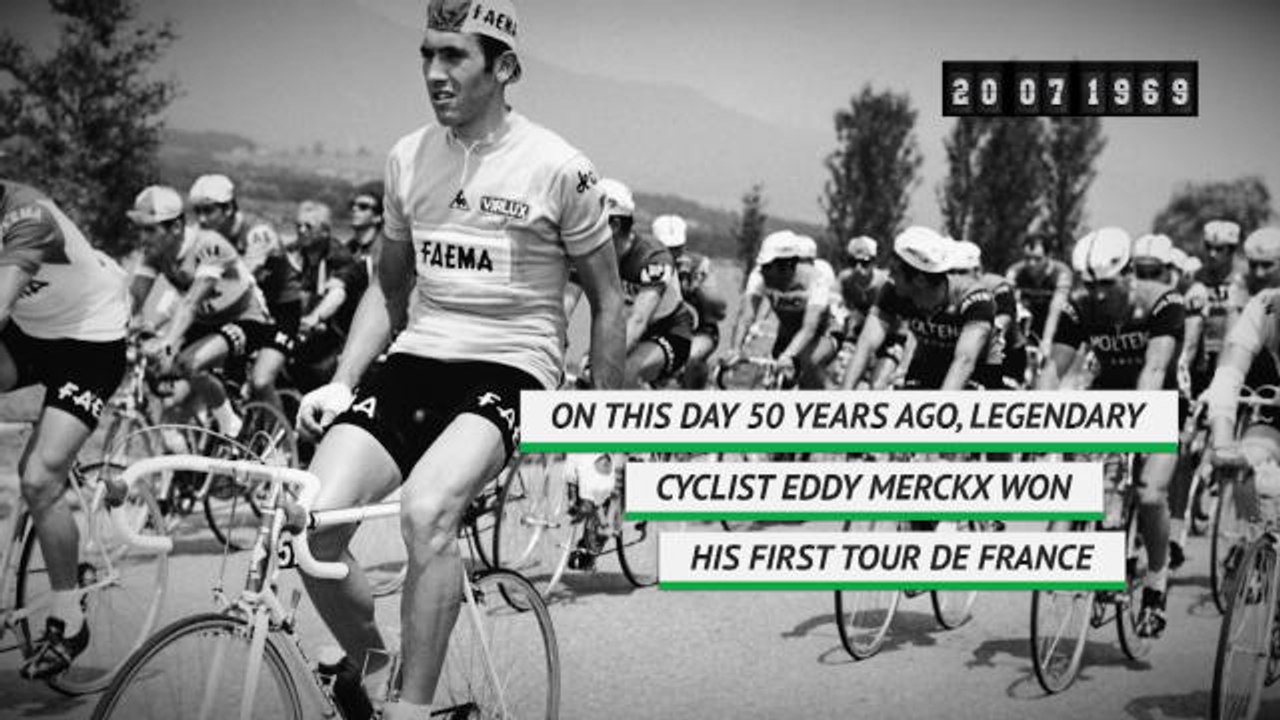On This Day - Eddy Merckx wins first Tour de France