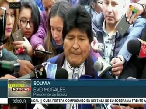 Bolivia: Evo Morales entrega plan de gob. y lista de candidatos a AN