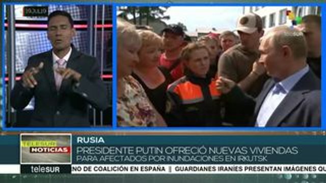 Rusia: promete Putin viviendas a afectados por inundaciones en Irkutsk