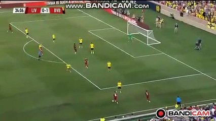 Amazing Goal Wilson  (1-1) Liverpool FC vs Borussia Dortmund