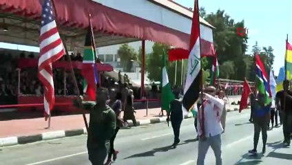 Barış Harekatı'nın 45’inci Yıl Dönümünde Askeri Geçit Töreni Düzenlendi