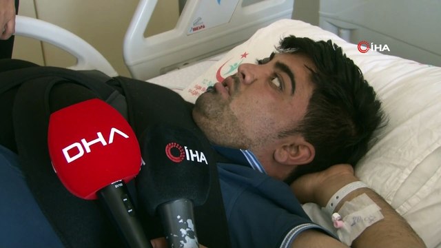 Minibüsün şarampole devrildiği kazadan sağ kurtulan göçmenler yaşadıkları dehşet dolu anları anlattı