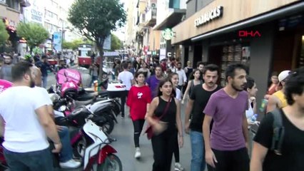 KADIKÖY'DEKİ EYLEME POLİS MÜDAHALESİ