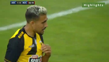 2-0 Viktor Klonaridis AMAZING Goal - AEK 2-0 Volos 20.07.2019