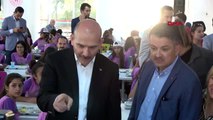 İZMİR Bakanlar Soylu ve Pakdemirli'den, gençlik merkezine ziyaret