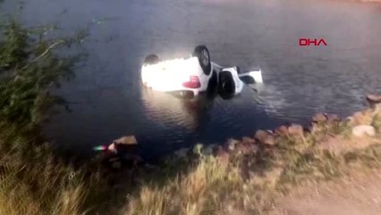 Ankara'da otomobil gölete düştü: 1 ölü, 5 yaralı