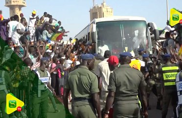 Can 2019 : Un monde fou dans les rues de dakar pour accueillir les lions