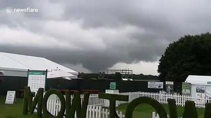Tornado at Tatton Park flower show near Manchester