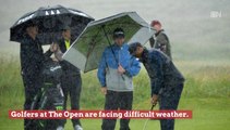 Golfers At The 2019 British Open Face Very Difficult Weather