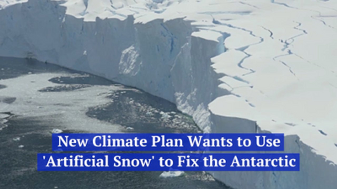 Will Fake Snow Save Us All From Climate Change