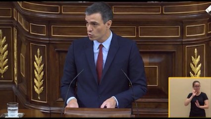 Sánchez se presenta a la investidura sin mencionar el conflicto catalán