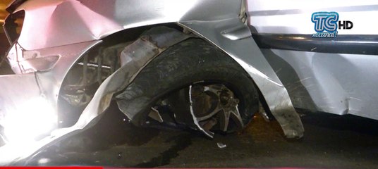Dos personas resultaron heridas tras sufrir fuerte impacto en su vehículo en Guayaquil