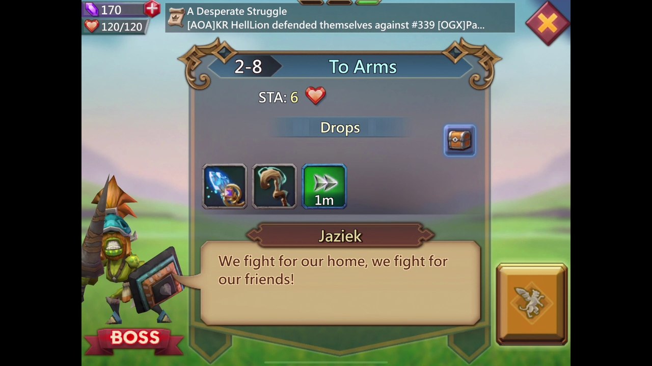 Lords Mobile Chapter 2-8 Normal