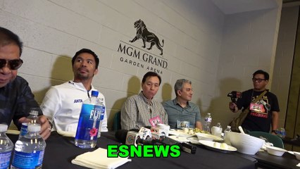 Manny Pacquiao Extends Invitation To Thurman To Join Bible Class After The Fight