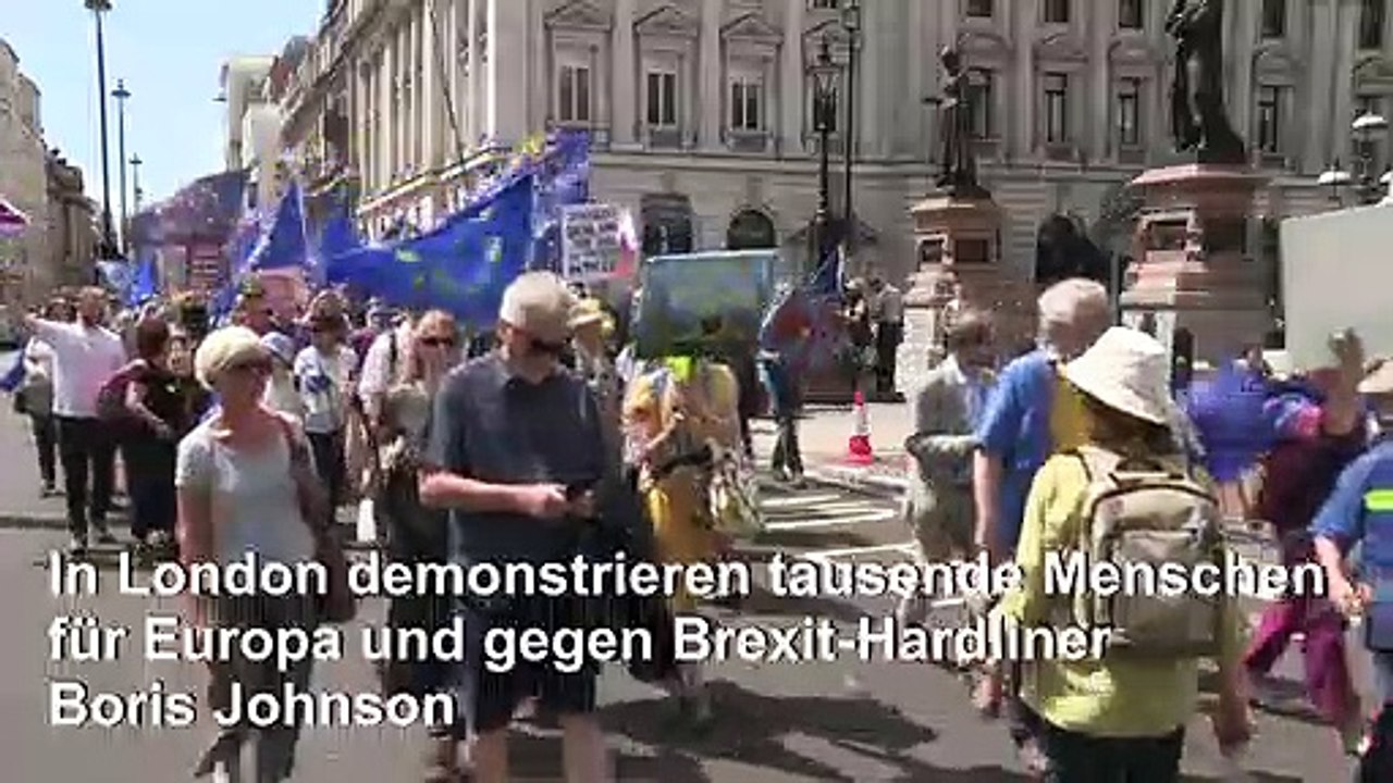 London: Massendemo gegen den Brexit