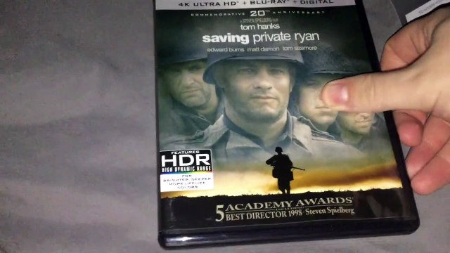 Saving Private Ryan 4K/Blu-Ray/Digital HD Unboxing