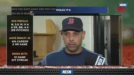 Alex Cora Provides Update On Michael Chavis Following Red Sox's Win Over Orioles