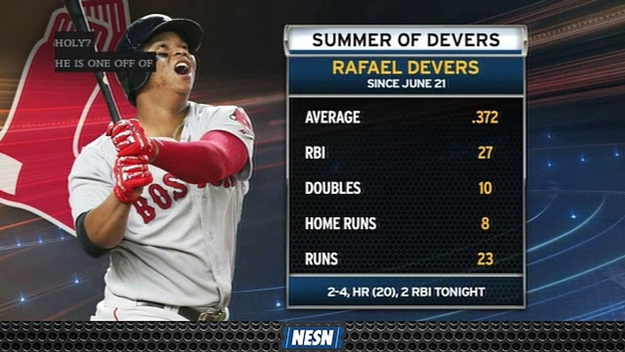 Rafael Devers Continues Month-Long Offensive Tear