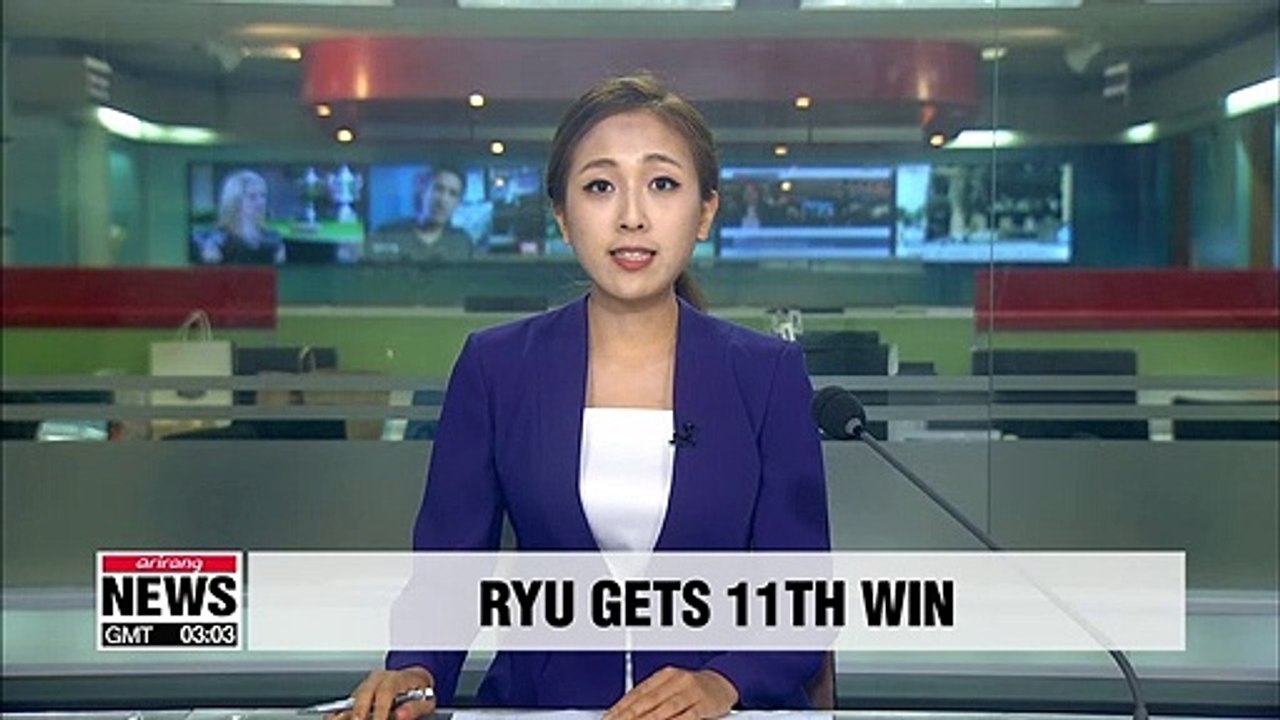 Dodgers' pitcher Ryu Hyun-jin picks up 11th win of season