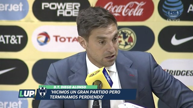 LUP: “Hicimos un gran partido, pero terminamos perdiendo”: Diego Alonso