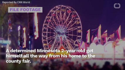 Toddler Couldn't Get Enough Of The State Fair, So He Drove Himself Back For More