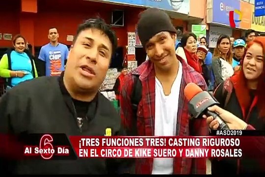 Este es el riguroso casting para el circo de Kike Suero y Danny Rosales
