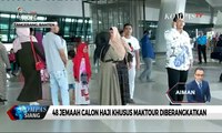 48 Jemaah Calon Haji Khusus Maktour Diberangkatkan