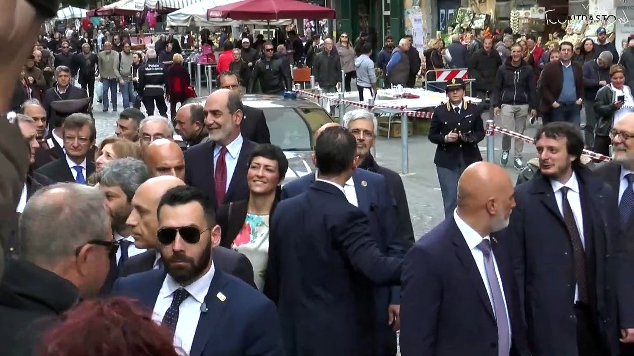 Napoli - Sergio Mattarella alla sanità (13.04.19)