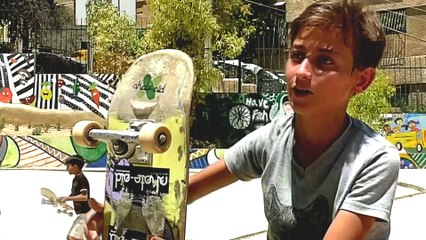 Skateboarding in Syria: New park helps displaced children