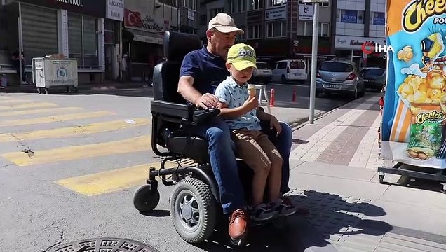 Hatalı engelli rampası engelli vatandaşın çilesi oldu