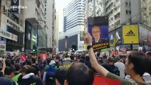 Latest protest in Hong Kong against China extradition bill