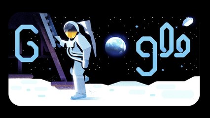 هكذا احتفل جوجل بالذكرى الـ50 للهبوط على سطح القمر