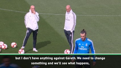 I don't have anything personal against Bale - Zidane
