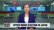 Japan holds election for upper house of parliament
