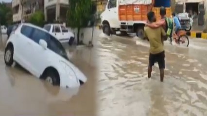 Karnal : बारिश ने बढ़ाई मुसीबत, सड़कों-स्कूलों में भरा पानी