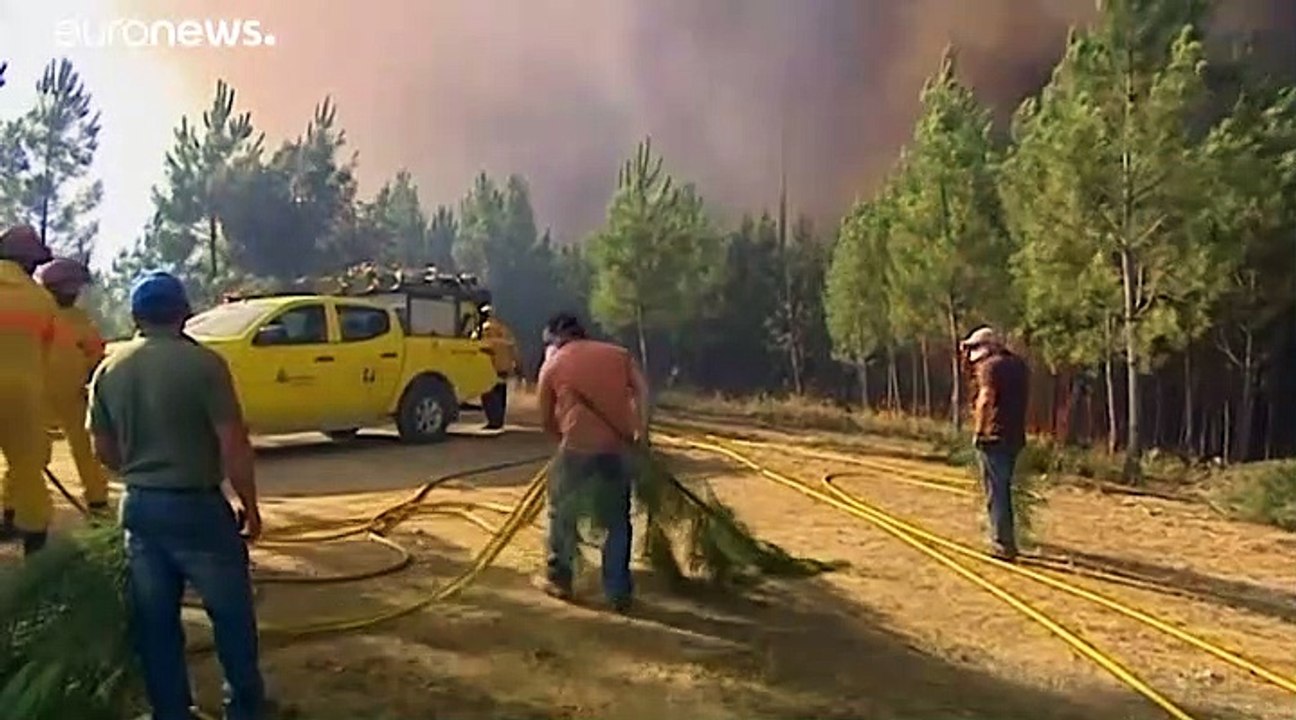 Τρία πύρινα μέτωπα στην κεντρική Πορτογαλία