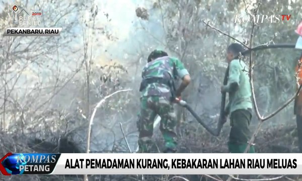 Alat Pemadaman Kurang, Kebakaran Lahan Riau Meluas