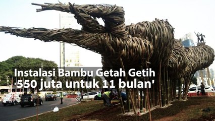 Kontroversi Pembongkaran Instalasi Bambu Getah Getih