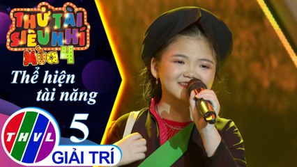 THVL | Thử tài siêu nhí 2019 - Tập 5[9]: Những cô gái Quan Họ - Thu Hằng