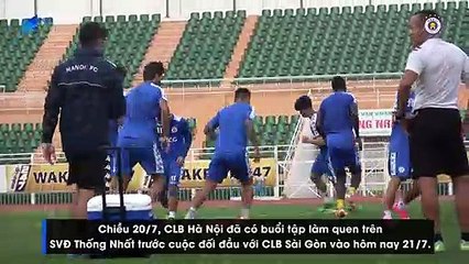 Duy Mạnh - "lớp trưởng gương mẫu" trong buổi tập của CLB Hà Nội trên SVĐ Thống Nhất | HANOI FC
