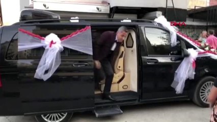 Tunceli Valisi Sonel'in makam aracı, gelin arabası oldu