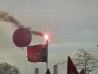 PCF et les retraites 22 01 2008 à Paris