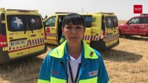 El SUMMA-112 confirma la muerte de una mujer en un campo de Getafe
