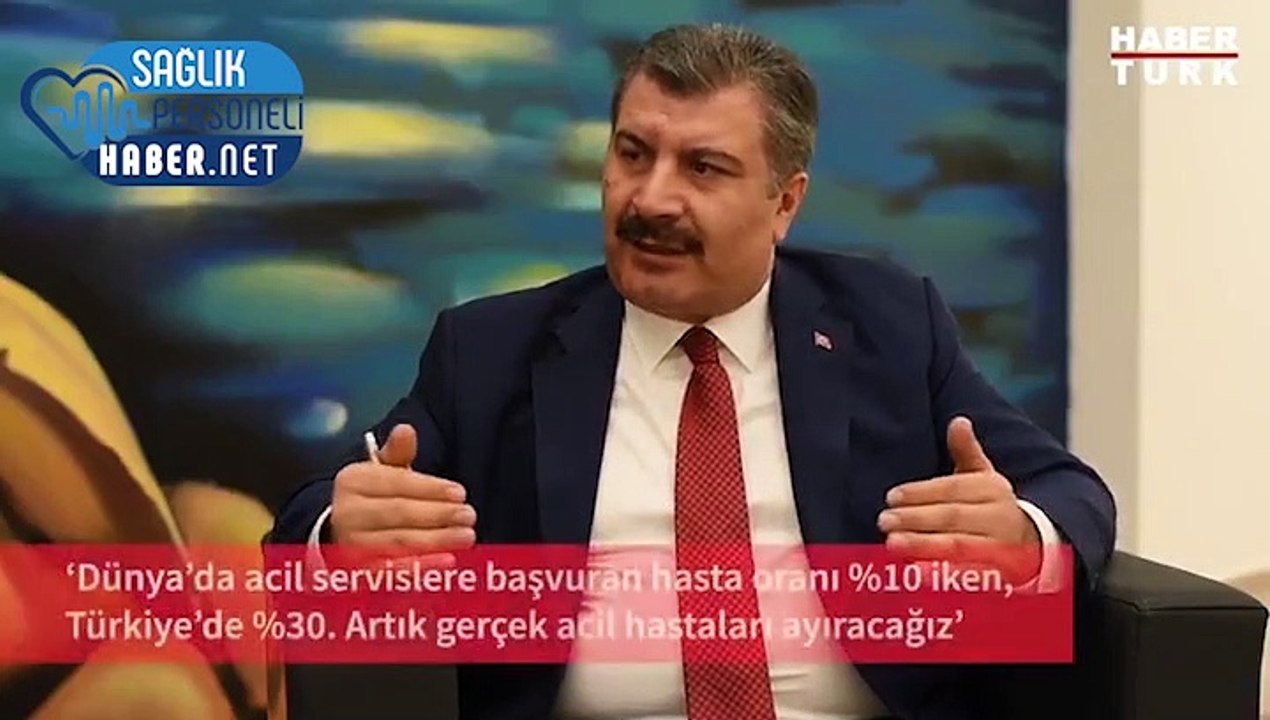 Fahrettin Koca: Artık gerçek acil hastaları ayıracağız