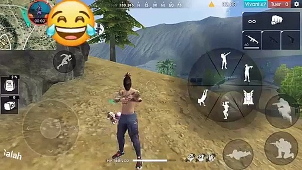 رقص فري فاير عربي شعبي free fire dance funny moment 2019