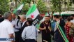 وقفة تضامنية في العاصمة الفرنسية باريس للتنديد بقصف مدن إدلب حماة - سوريا