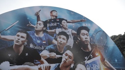 Desain Menarik di Venue Indonesia Open 2019